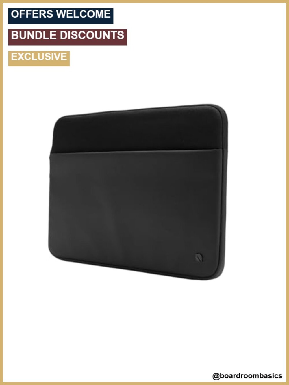 Recycled Polyester Laptop Sleeve 16 inch Faux Fur Lining Fits MacBook Tablet